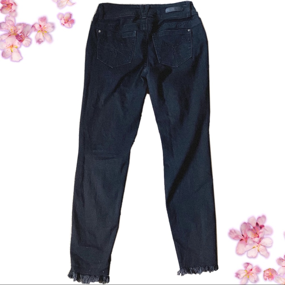 WALLFLOWER | Denim Black Frayed Jeans - Picture 2 of 9
